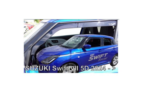 Ανεμοθραυστες Για Suzuki Swift 5D 2024+ Ζευγαρι Απο Ευκαμπτο Φιμε Πλαστικο Heko - 2 ΤΕΜ.