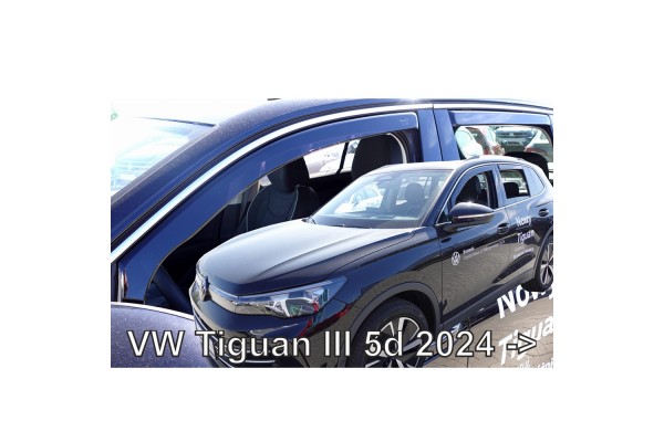 Ανεμοθραυστες Για Vw Tiguan 5D 2022+ Σετ Αυτοκινητου Απο Ευκαμπτο Φιμε Πλαστικο Heko - 4 ΤΕΜ.