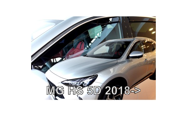 Ανεμοθραυστες Για Mg Hs 5D 2018+ Σετ Αυτοκινητου Απο Ευκαμπτο Φιμε Πλαστικο Heko - 4 Τεμ