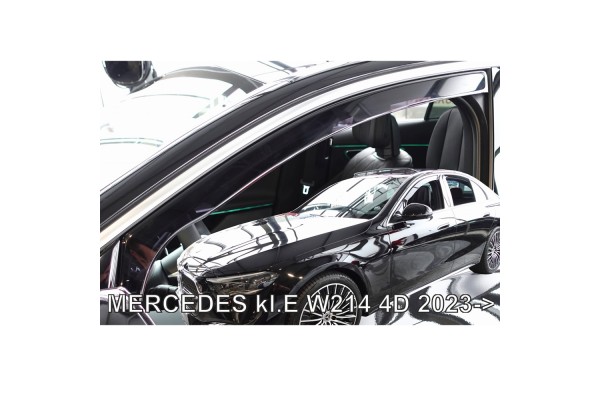 Ανεμοθραυστες Για Mercedes W214 4D 2023+ Ζευγαρι Απο Ευκαμπτο Φιμε Πλαστικο Heko - 2 ΤΕΜ.