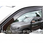 Ανεμοθραυστες Για Dacia Duster 5D 2024+ Ζευγαρι Απο Ευκαμπτο Φιμε Πλαστικο Heko - 2 Τεμ