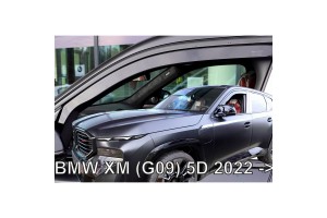 Ανεμοθραυστες Για Bmw Xm G09 5D 2022+ Ζευγαρι Απο Ευκαμπτο Φιμε Πλαστικο Heko - 2 ΤΕΜ.