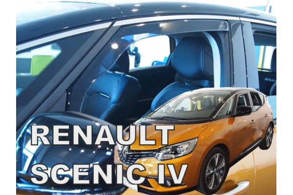 Renault Scenic 5D 2017+ / Grand Scenic 5D 2017+ΖΕΥΓΑΡΙ Ανεμοθραυστες Απο Ευκαμπτο Φιμε Πλαστικο Heko - 2 ΤΕΜ.