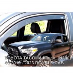 Ανεμοθραυστες Για Toyota Tacoma N300 4D Double Cab 2015-2023- Ζευγαρι Αυτοκινητου Απο Ευκαμπτο Φιμε Πλαστικο Heko - 2 ΤΕΜ.