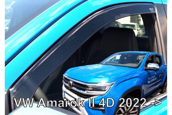 Vw Amarok 4D 2022+ Ζευγαρι Ανεμοθραυστες Απο Ευκαμπτο Φιμε Πλαστικο Heko - 2 ΤΕΜ.