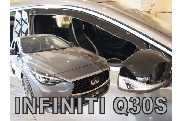 Infinity Q30S 5D 2015-2019 Ζευγαρι Ανεμοθραυστες Αυτοκινητου Απο Ευκαμπτο Φιμε Πλαστικο Heko - 2 ΤΕΜ.