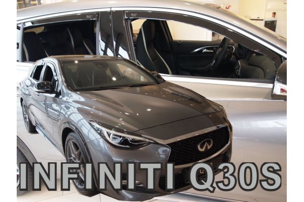 Infinity Q30S 5D 2015-2019 Σετ Ανεμοθραυστες Αυτοκινητου Απο Ευκαμπτο Φιμε Πλαστικο Heko - 4 ΤΕΜ.