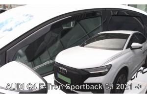 Audi Q4 E-TRON Sportback 5D 2021+ΣΕΤ Ανεμοθραυστες Αυτοκινητου Απο Ευκαμπτο Φιμε Πλαστικο Heko - 4 ΤΕΜ.