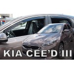 Ανεμοθραυστες Για Kia Ceed 5D Htb 2017+ΣΕΤ Αυτοκινητου Απο Ευκαμπτο Φιμε Πλαστικο Heko - 4 ΤΕΜ.