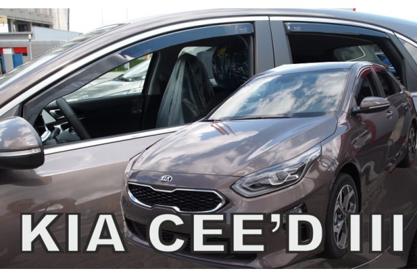 Ανεμοθραυστες Για Kia Ceed 5D Htb 2017+ΣΕΤ Αυτοκινητου Απο Ευκαμπτο Φιμε Πλαστικο Heko - 4 ΤΕΜ.