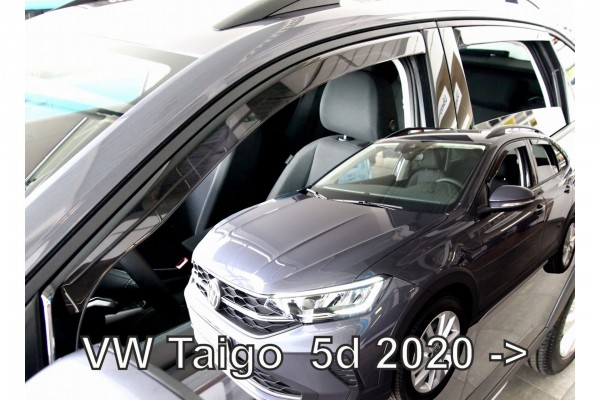 Vw Taigo 5D 2020+ ​ Ζευγαρι Ανεμοθραυστες Απο Ευκαμπτο Φιμε Πλαστικο Heko - 2 ΤΕΜ.