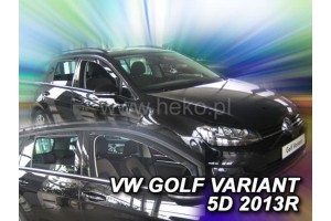 Vw Golf 7 Variant 5D 2013R->(+OT) Σετ Ανεμοθραυστες Αυτοκινητου Απο Ευκαμπτο Φιμε Πλαστικο Heko - 4 ΤΕΜ.