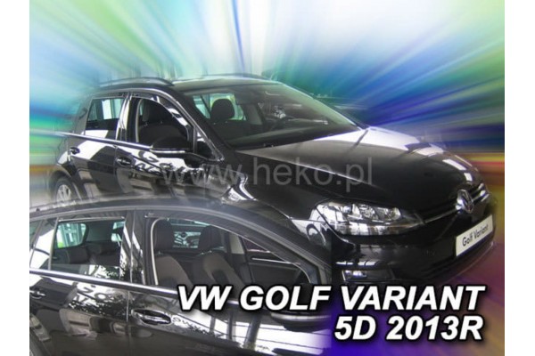 Vw Golf 7 Variant 5D 2013R->(+OT) Σετ Ανεμοθραυστες Αυτοκινητου Απο Ευκαμπτο Φιμε Πλαστικο Heko - 4 ΤΕΜ.