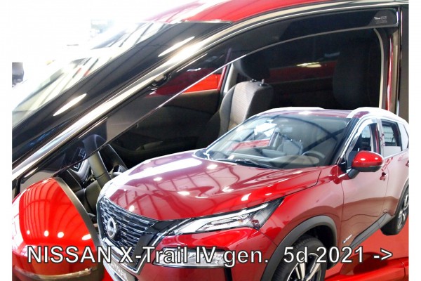 Nissan X-TRAIL 5D 2021+ Σετ Ανεμοθραυστες Αυτοκινητου Απο Ευκαμπτο Φιμε Πλαστικο Heko - 4 ΤΕΜ.