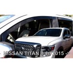Nissan Titan 4D 2015+ Σετ Ανεμοθραυστες Αυτοκινητου Απο Ευκαμπτο Φιμε Πλαστικο Heko - 4 ΤΕΜ.