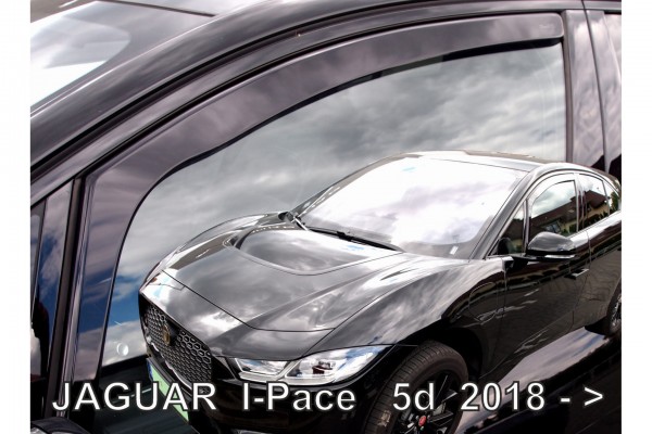 Jaguar I-PACE 5D 2018+ΖΕΥΓΑΡΙ Ανεμοθραυστες Απο Ευκαμπτο Φιμε Πλαστικο Heko - 2 ΤΕΜ.