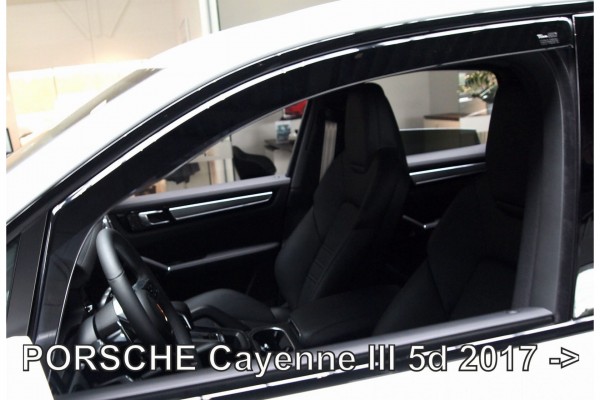 Porsche Cayenne 5D 2017+ΖΕΥΓΑΡΙ Ανεμοθραυστες Απο Ευκαμπτο Φιμε Πλαστικο Heko - 2 ΤΕΜ.