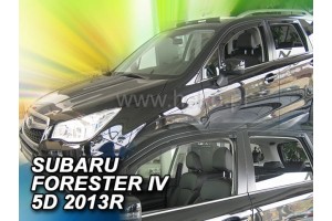 Ανεμοθραυστες Για Subaru Forester Iv 5D 2013+ Σετ Αυτοκινητου Απο Ευκαμπτο Φιμε Πλαστικο Heko - 4 ΤΕΜ.