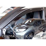 Toyota Aygo X 5D 2022+ ​ Ζευγαρι Ανεμοθραυστες Απο Ευκαμπτο Φιμε Πλαστικο Heko - 2 ΤΕΜ.