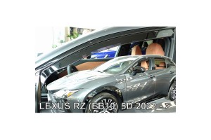 Ανεμοθραυστες Για Lexus Rz (EB10) 5D 2022+ Ζευγαρι Απο Ευκαμπτο Φιμε Πλαστικο Heko - 2 ΤΕΜ.