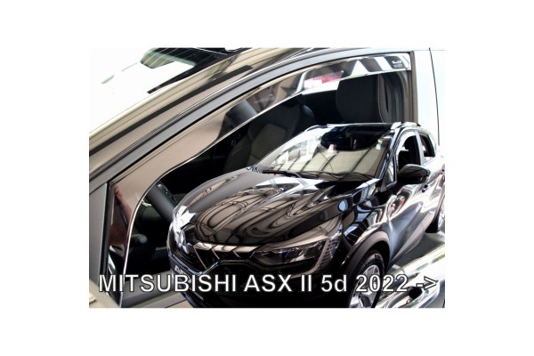 Mitsubishi Asx 5D 2022+ - Ζευγαρι Ζευγαρι Ανεμοθραυστες Απο Ευκαμπτο Φιμε Πλαστικο Heko - 2 ΤΕΜ.