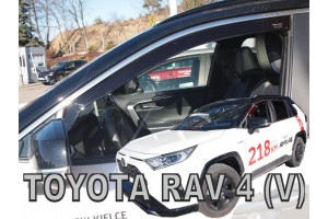 Ανεμοθραυστες Για Toyota Rav 4 V 5D 2019+ Ζευγαρι Απο Ευκαμπτο Φιμε Πλαστικο Heko - 2 ΤΕΜ.