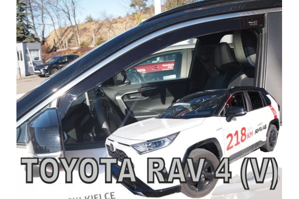 Ανεμοθραυστες Για Toyota Rav 4 V 5D 2019+ Ζευγαρι Απο Ευκαμπτο Φιμε Πλαστικο Heko - 2 ΤΕΜ.