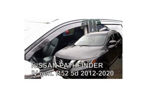 Nissan Pathfinder Iv R52 5D 2012-2020 ​ΖΕΥΓΑΡΙ Ανεμοθραυστες Απο Ευκαμπτο Φιμε Πλαστικο Heko - 2 ΤΕΜ.