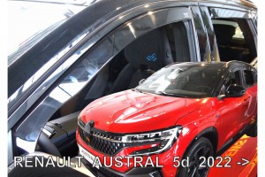 Renault Austral 5D 2022+ Σετ Ανεμοθραυστες Αυτοκινητου Απο Ευκαμπτο Φιμε Πλαστικο Heko - 4 ΤΕΜ.