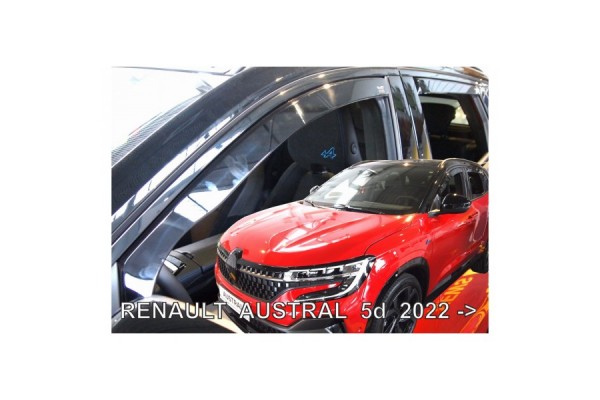 Renault Austral 5D 2022+​ΖΕΥΓΑΡΙ Ανεμοθραυστες Απο Ευκαμπτο Φιμε Πλαστικο Heko - 2 ΤΕΜ.