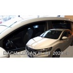 Dacia Logan 4D Sedan 2020+ΣΕΤ Ανεμοθραυστες Αυτοκινητου Απο Ευκαμπτο Φιμε Πλαστικο Heko - 4 ΤΕΜ.