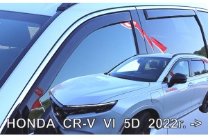 Ανεμοθραυστες Για Honda CR-V 5D 2022+ΣΕΤ Αυτοκινητου Απο Ευκαμπτο Φιμε Πλαστικο Heko - 4 ΤΕΜ.