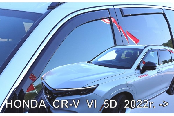 Ανεμοθραυστες Για Honda CR-V 5D 2022+ΣΕΤ Αυτοκινητου Απο Ευκαμπτο Φιμε Πλαστικο Heko - 4 ΤΕΜ.