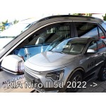 Kia Niro 5D 2022+ Ζευγαρι Ανεμοθραυστες Απο Ευκαμπτο Φιμε Πλαστικο Heko - 2 ΤΕΜ.
