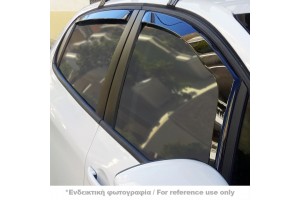 Audi A3 4D 2012+ Σετ Ανεμοθραυστες Αυτοκινητου Απο Ευκαμπτο Φιμε Πλαστικο Heko - 4 ΤΕΜ.