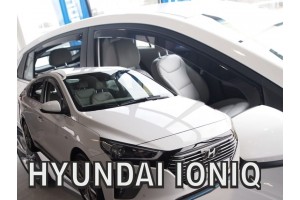 Hyundai Ioniq 5D 2017ΣΕΤ Ανεμοθραυστες Αυτοκινητου Απο Ευκαμπτο Φιμε Πλαστικο Heko - 4 ΤΕΜ.