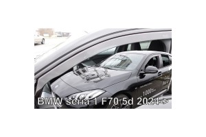 Ανεμοθραυστες Για Bmw Σειρα 1 F70 5D 2024+ Ζευγαρι Απο Ευκαμπτο Φιμε Πλαστικο Heko - 2 ΤΕΜ.