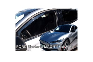 Ανεμοθραυστες Για Ford Mustang MACH-E 5D 2020+ Σετ Αυτοκινητου Απο Ευκαμπτο Φιμε Πλαστικο Heko - 4 ΤΕΜ.