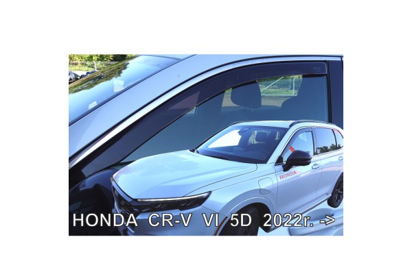 Ανεμοθραυστες Για Honda CR-V 5D 2022+ Ζευγαρι Απο Ευκαμπτο Φιμε Πλαστικο Heko - 2 ΤΕΜ.