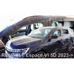 Ανεμοθραυστες Για Renault Espace 5D 2023+ Σετ Αυτοκινητου Απο Ευκαμπτο Φιμε Πλαστικο Heko - 4 Τεμ