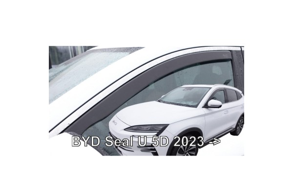Ανεμοθραυστες Για Byd Seal U 5D 2023+ Σετ Αυτοκινητου Απο Ευκαμπτο Φιμε Πλαστικο Heko - 4 ΤΕΜ.