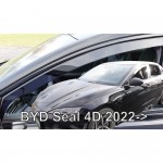 Ανεμοθραυστες Για Byd Seal 4D 2022+ Σετ Αυτοκινητου Απο Ευκαμπτο Φιμε Πλαστικο Heko - 4 ΤΕΜ.