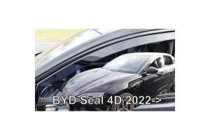 Ανεμοθραυστες Για Byd Seal 4D 2024+ Ζευγαρι Απο Ευκαμπτο Φιμε Πλαστικο Heko - 2 ΤΕΜ.