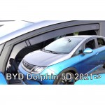 Ανεμοθραυστες Για Byd Dolphin 5D 2021+ Σετ Αυτοκινητου Απο Ευκαμπτο Φιμε Πλαστικο Heko - 4 ΤΕΜ.