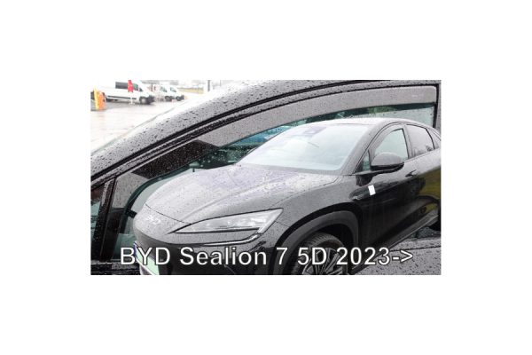 Ανεμοθραυστες Για Byd 7 5D 2023+ Ζευγαρι Απο Ευκαμπτο Φιμε Πλαστικο Heko - 2 ΤΕΜ.