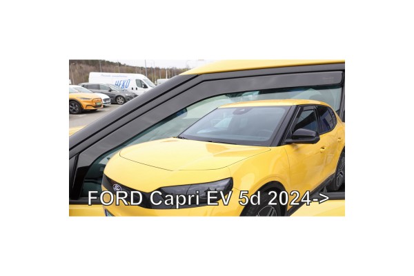 Ανεμοθραυστες Για Ford Capri Ev 5D 2024+ Σετ Αυτοκινητου Απο Ευκαμπτο Φιμε Πλαστικο Heko - 4 Τεμ