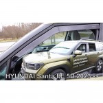 Ανεμοθραυστες Για Hyundai Santa Fe V 5D 2023+ Ζευγαρι Απο Ευκαμπτο Φιμε Πλαστικο Heko - 2 Τεμ