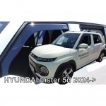 Ανεμοθραυστες Για Hyundai Inster 5D 2024+ Ζευγαρι Απο Ευκαμπτο Φιμε Πλαστικο Heko - 2 Τεμ