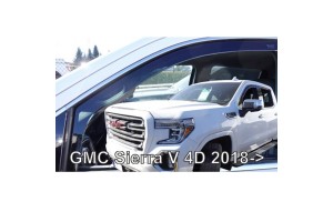 Ανεμοθραυστες Για Gmc Sierra V 4D 2018+ Ζευγαρι Απο Ευκαμπτο Φιμε Πλαστικο Heko - 2 ΤΕΜ.