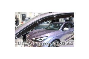 Ανεμοθραυστες Για Cupra Terramar 5D 2024+ Ζευγαρι Απο Ευκαμπτο Φιμε Πλαστικο Heko - 2 ΤΕΜ.